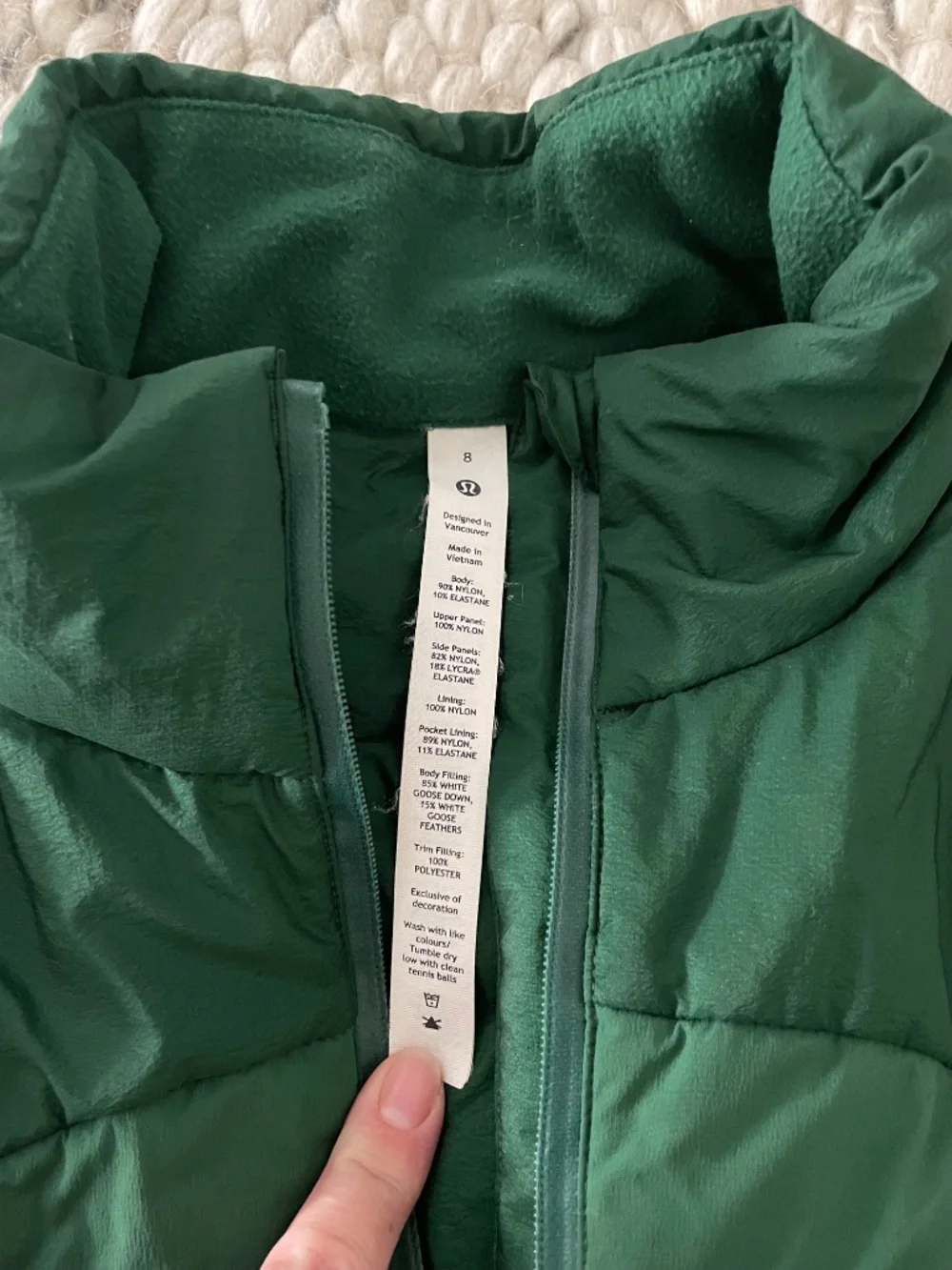Lululemon puffer vest jacket